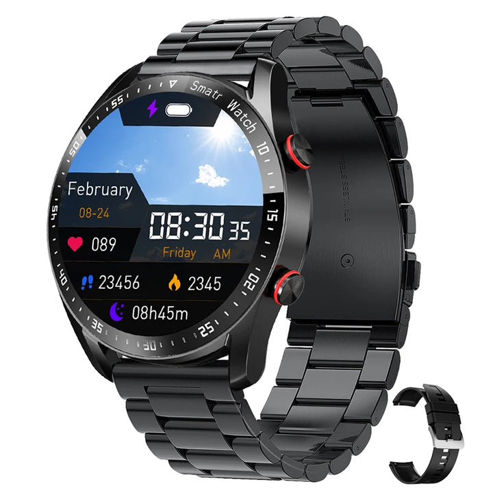 2025 New Voice Call Smart Watch Men GT Series 1.53 inch AMOLED