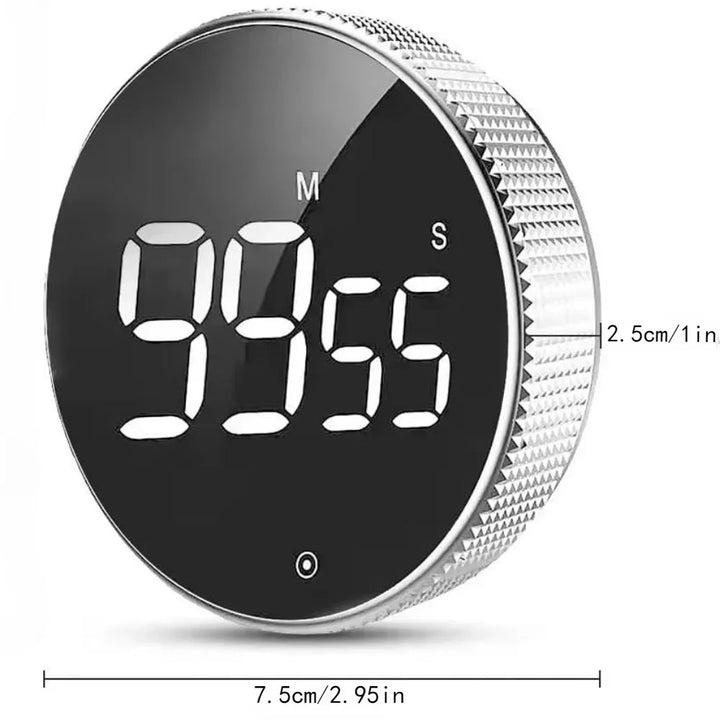 Kitchen Timer Digital Countdown Magnetic Egg Timer for Cooking with Consta